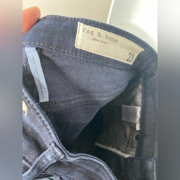 RAG & BONE MODELE OXFORD CATE MID RISE ANKLE SKINNY NWT SIZE 23 - Picture 15 of 16